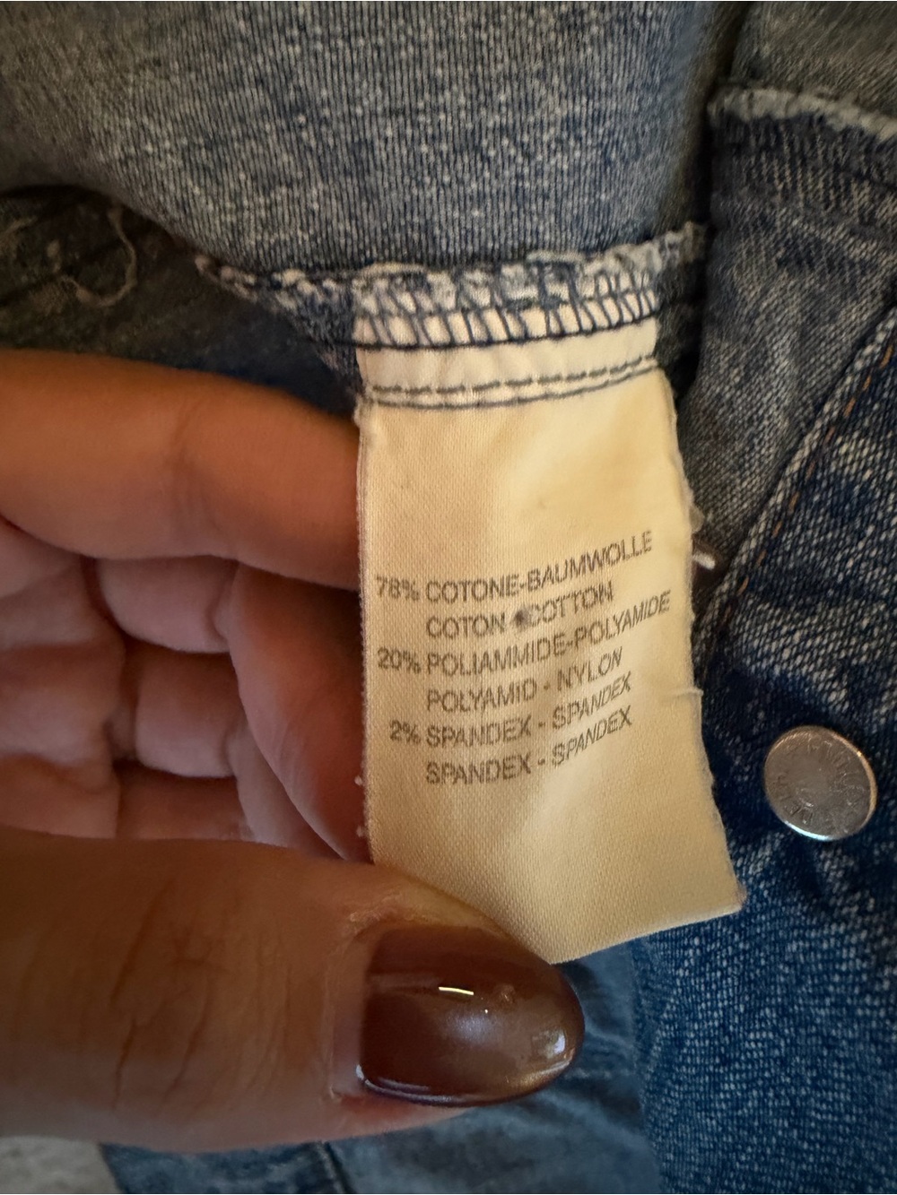 Bluegirl by Blumarine Jeans Embellished Denim Jacket — IT 42 - Picture 5 of 5